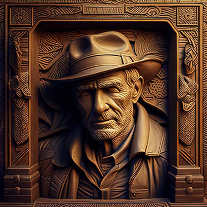 3D model Indiana JonesIndiana Jones in Search of the Lost ArkHar (STL)